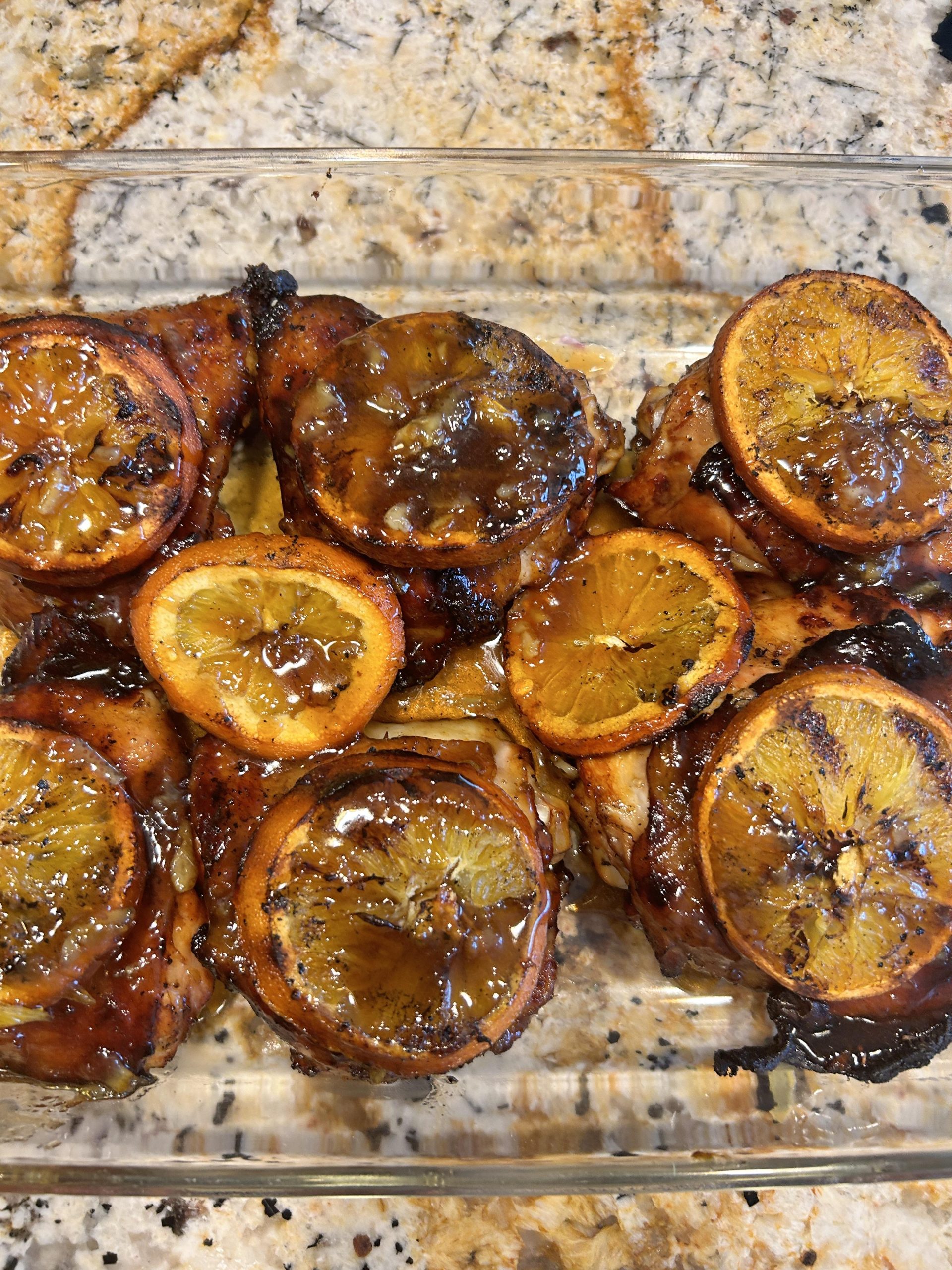Orange grilled marmalade chicken